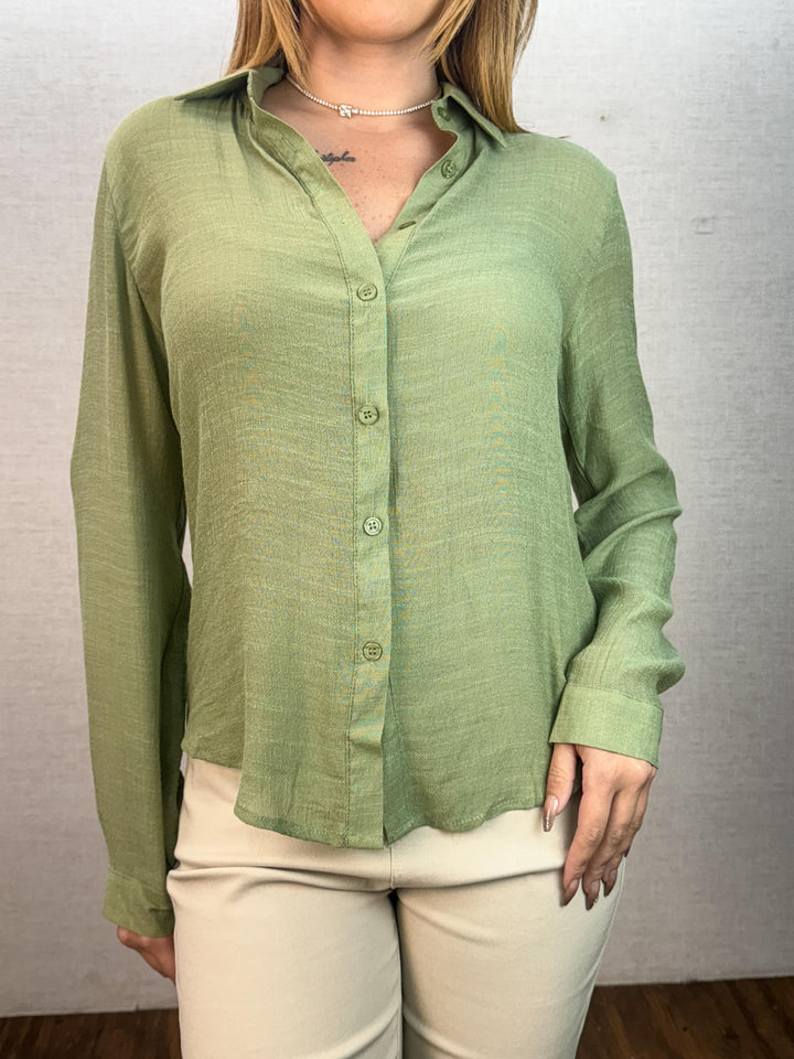 Camisa Social Botão Punho X183. (1-E )