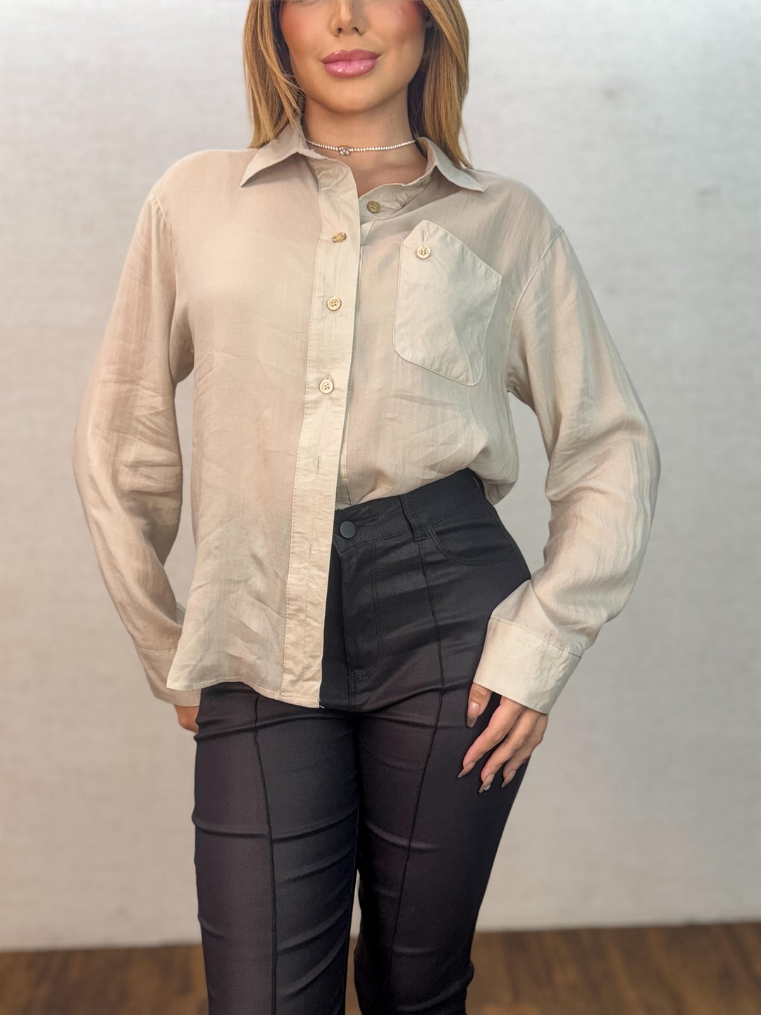 Camisa Social Bolso Frontal 1156. (1-J)