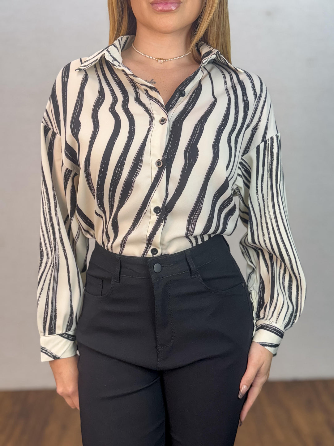 Camisa Rajada Zebra 1203 (2-B )
