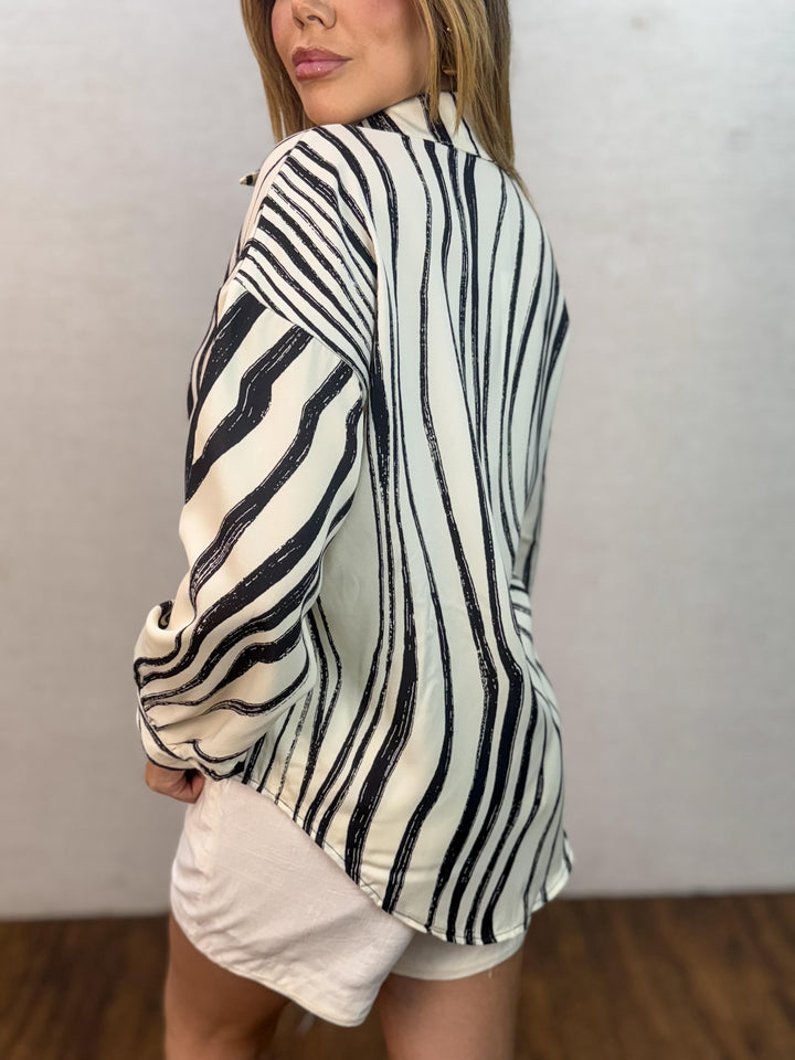 Camisa Rajada Zebra 1203 (2-B )
