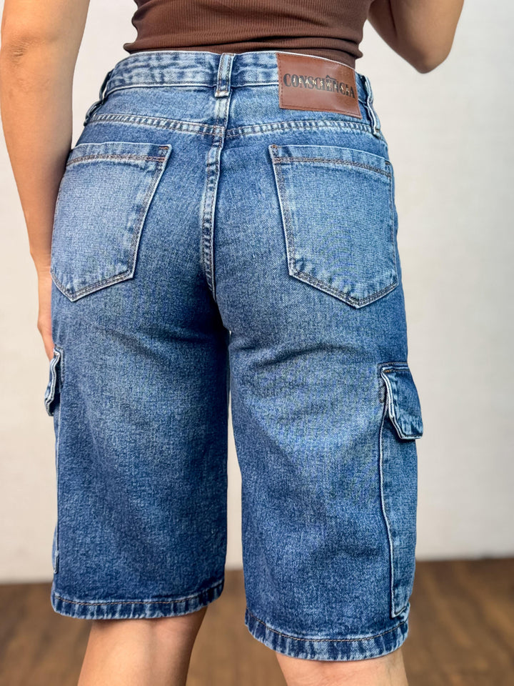 Bermuda Jeans Cargo 24932 (6-L)