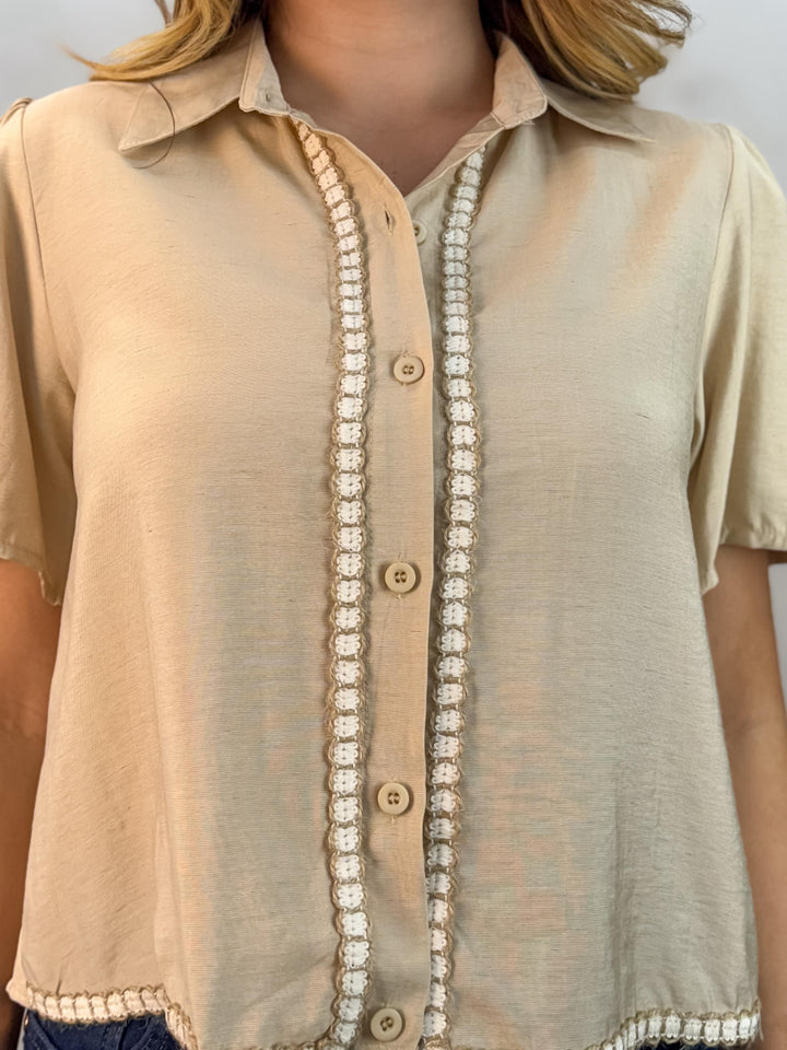 Camisa Cropped Botões 1189 (2-E)