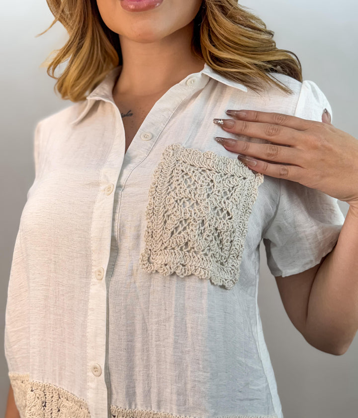 Blusa Barra Bordada 5660. (2-G)