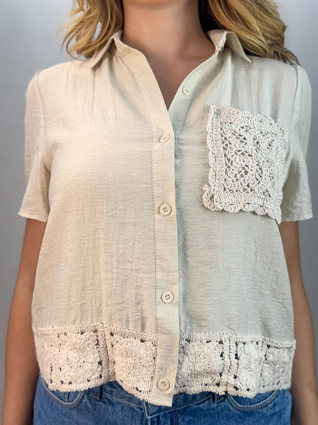 Blusa Barra Bordada 5660. (2-G)