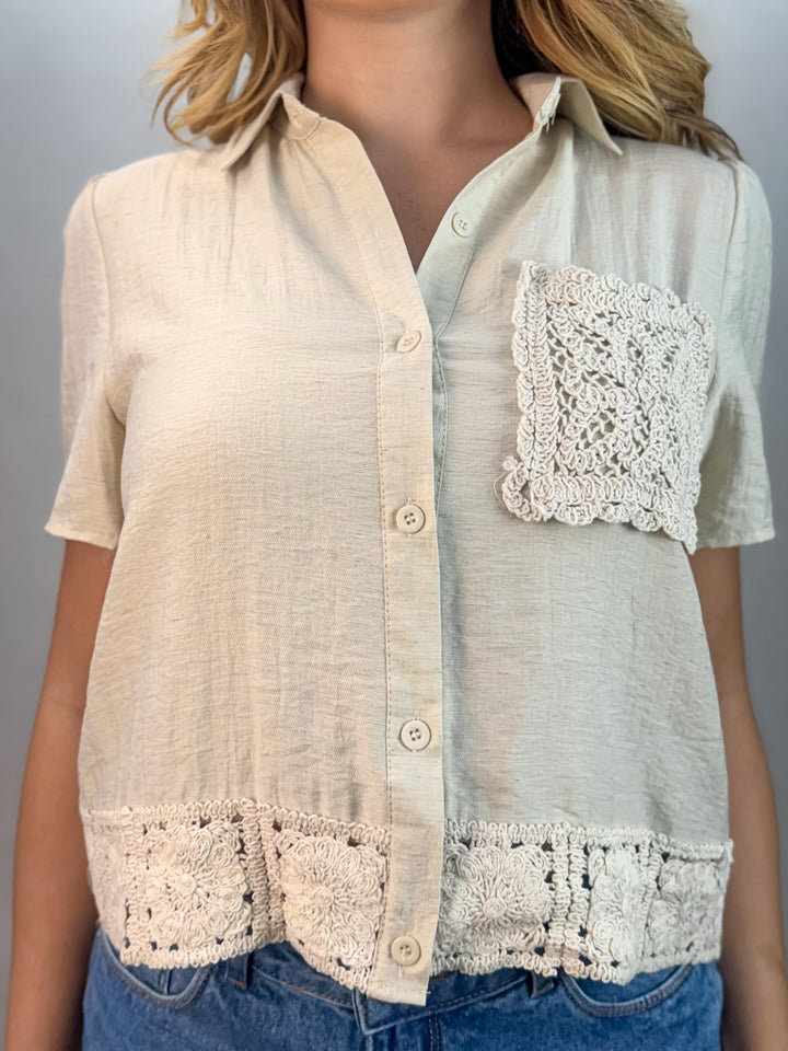 Blusa Barra Bordada 5660. (2-G)