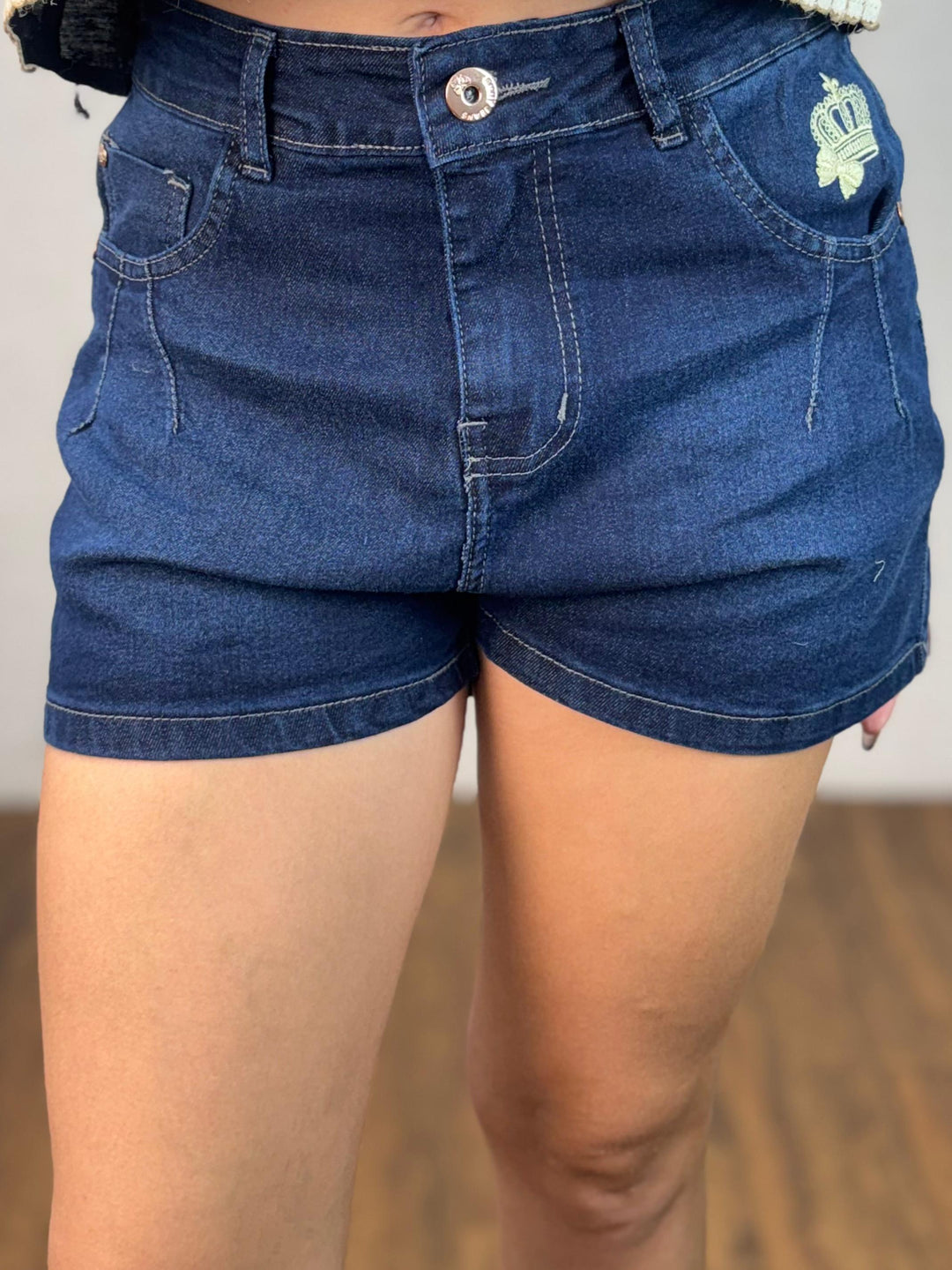 Short Bordado Coroa 7760/1003A (6I)