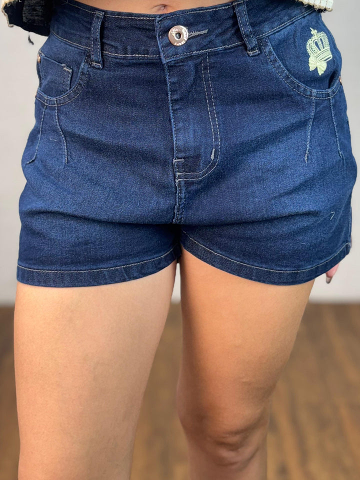Short Bordado Coroa 7760/1003A (6I)