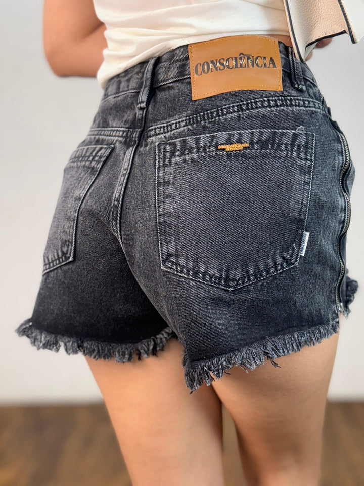 Short Jeans Zíper Lateral 24561. (6-M)