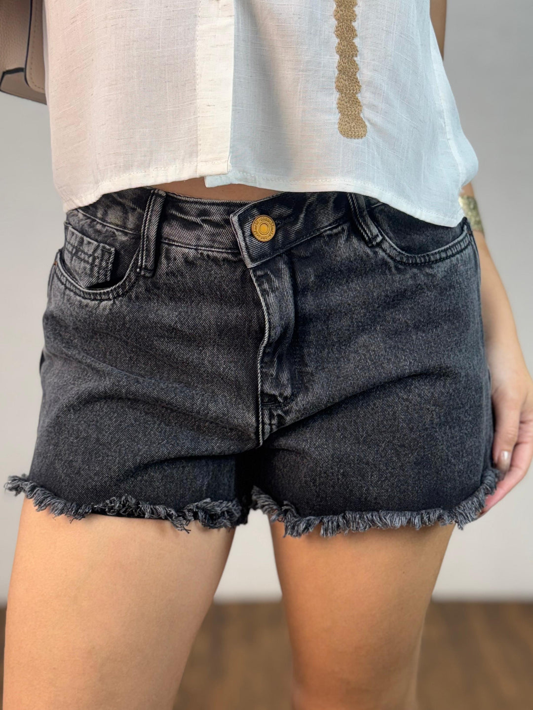 Short Jeans Zíper Lateral 24561. (6-M)