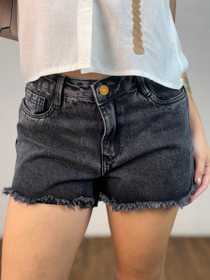 Short Jeans Zíper Lateral 24561. (6-M)