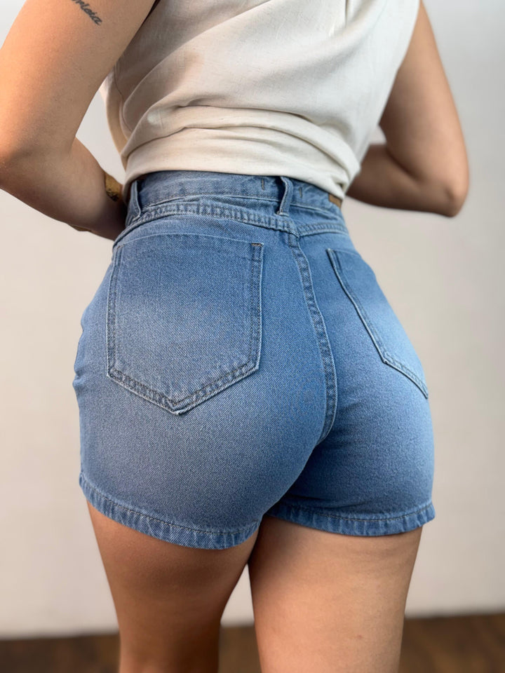 Short Puído Bordado Coração 7727/1000A (6J)