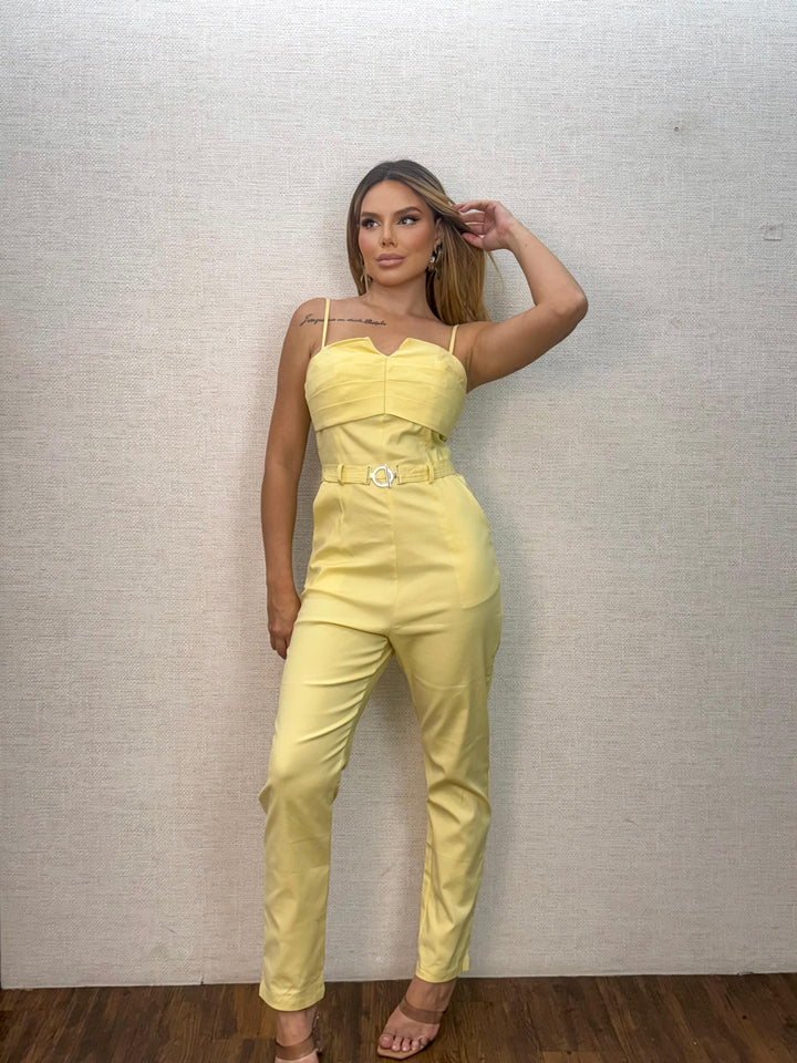 Macacão Longo Cenoura Cinto 66418 (3E)