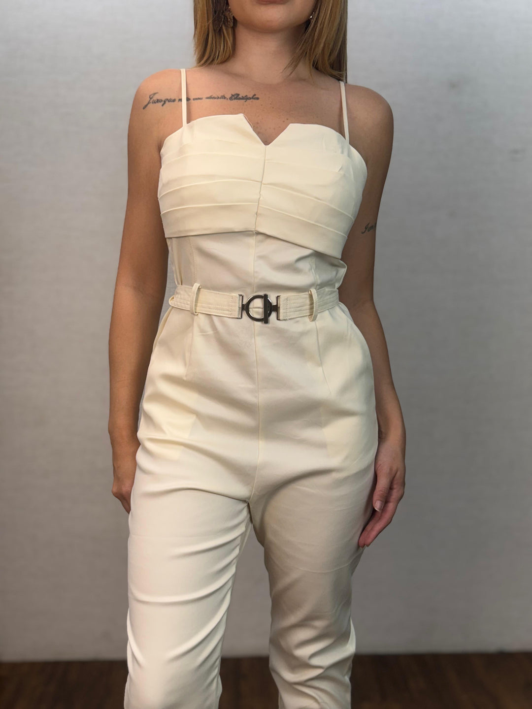 Macacão Longo Cenoura Cinto 66418 (3E)