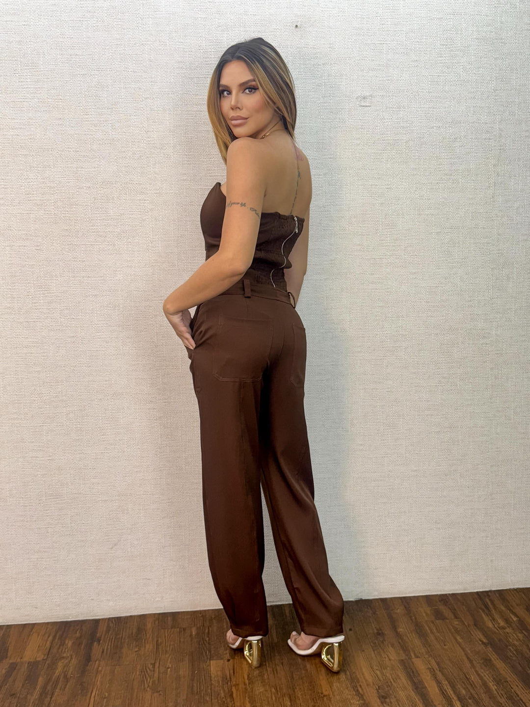 Conj. Cropped e Calça Santorini 65372 (5N)