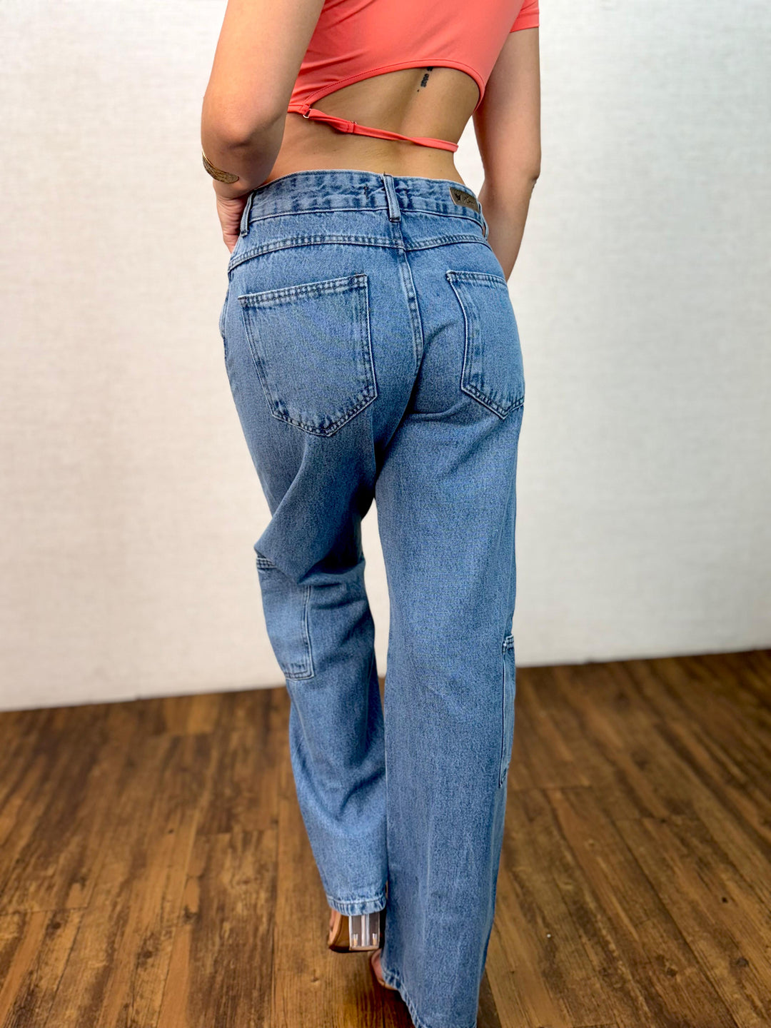 Calça Wide Leg Bolso Lateral 7981/1006 AB. (4-H)