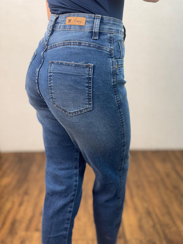 Calça Jeans Mom Basic 7985/1015 AB. (4-I)