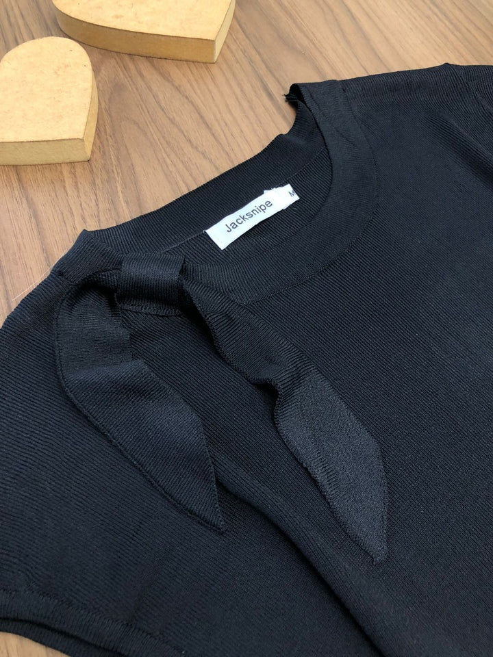 Blusa Muscle Detalhe Laço X19   (1-B)