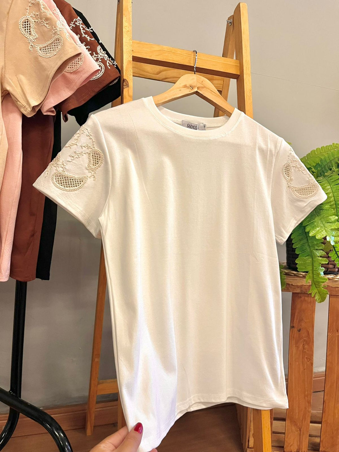 Blusa Bordada Telinha 1002  ( 1-C )