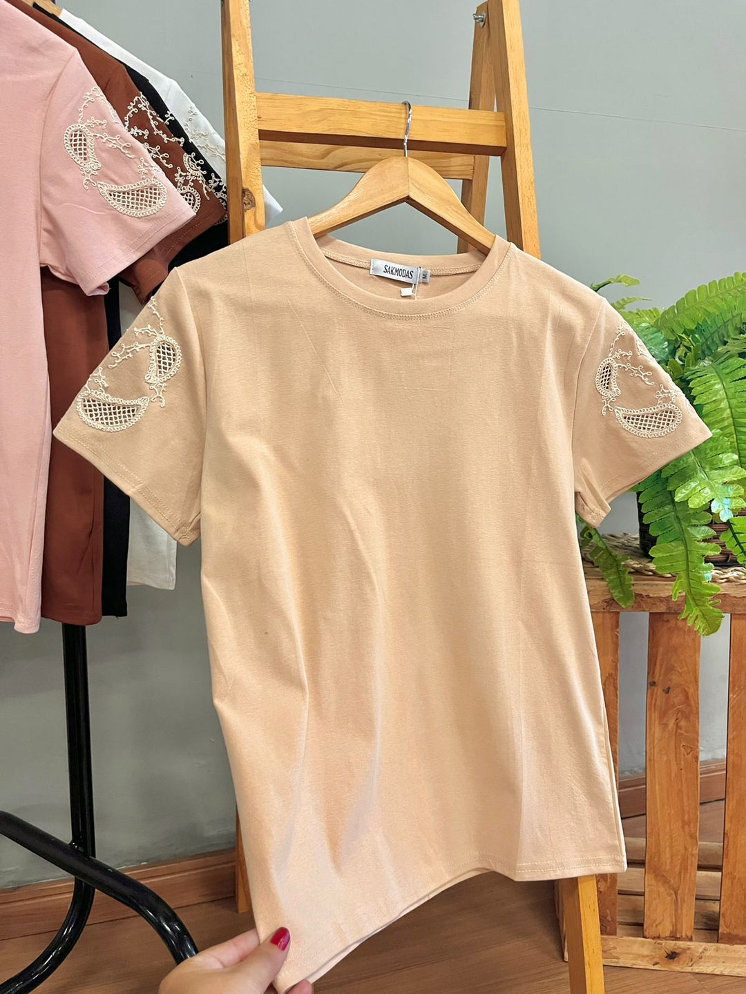 Blusa Bordada Telinha 1002  ( 1-C )