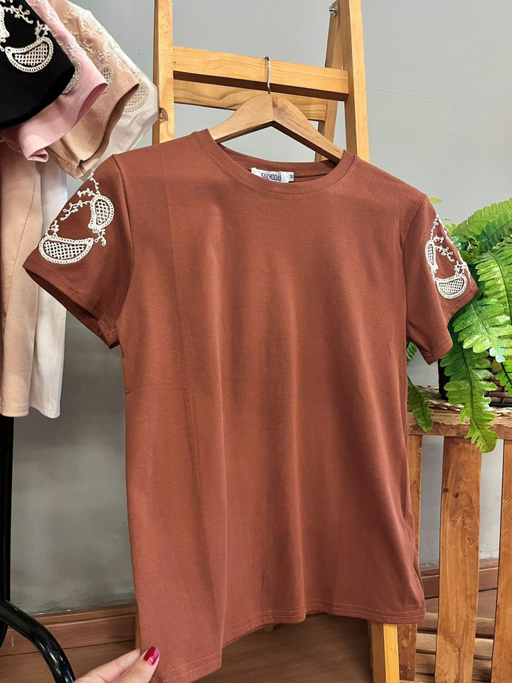 Blusa Bordada Telinha 1002  ( 1-C )