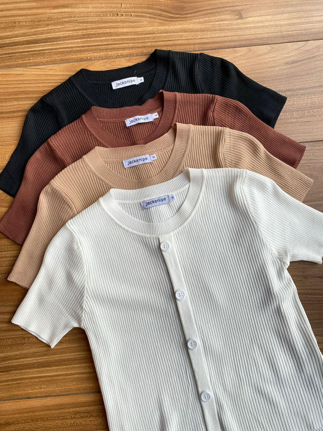 Blusa Canelada Detalhe Botão X39  ( 1-D )