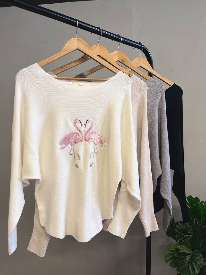 Blusa Manga Longa Flamingos R950  ( 14-I )