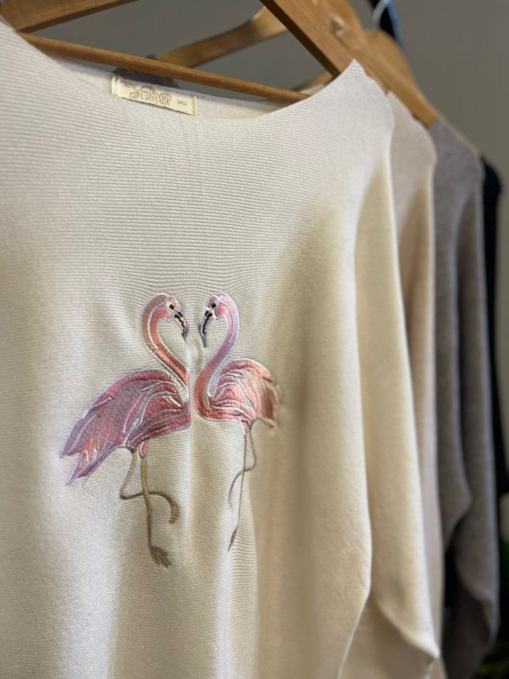 Blusa Manga Longa Flamingos R950  ( 14-I )