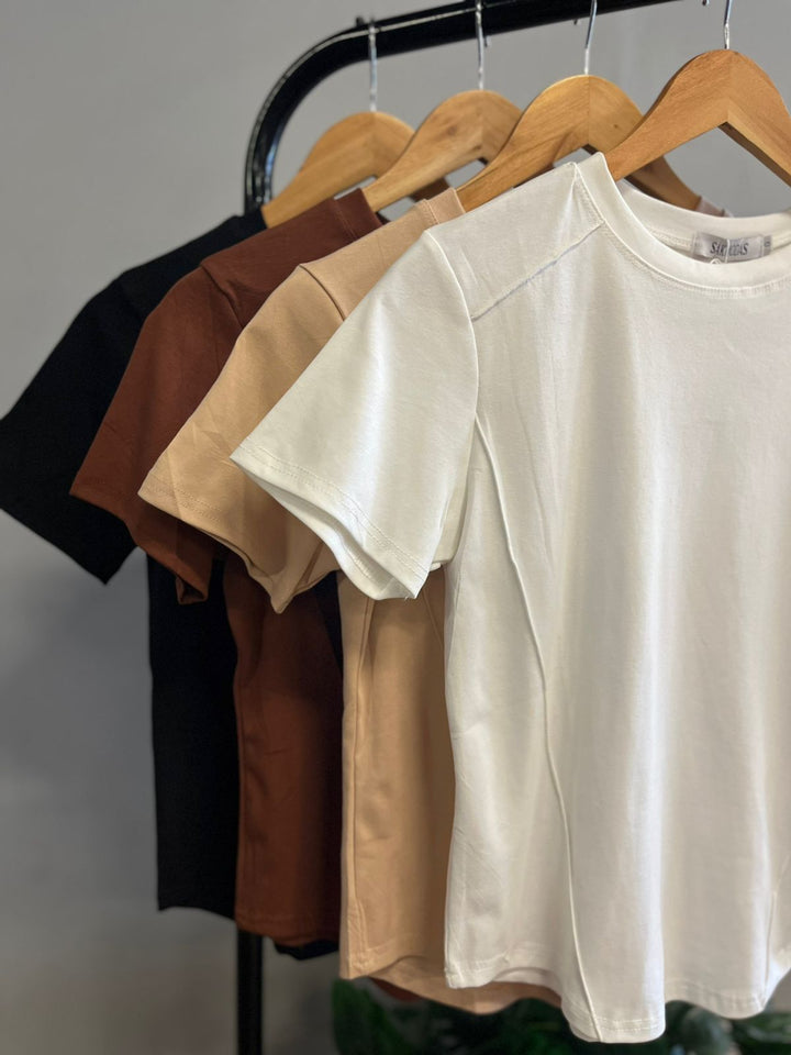 Blusa Básica Barra Redonda 1019  ( 1-C )