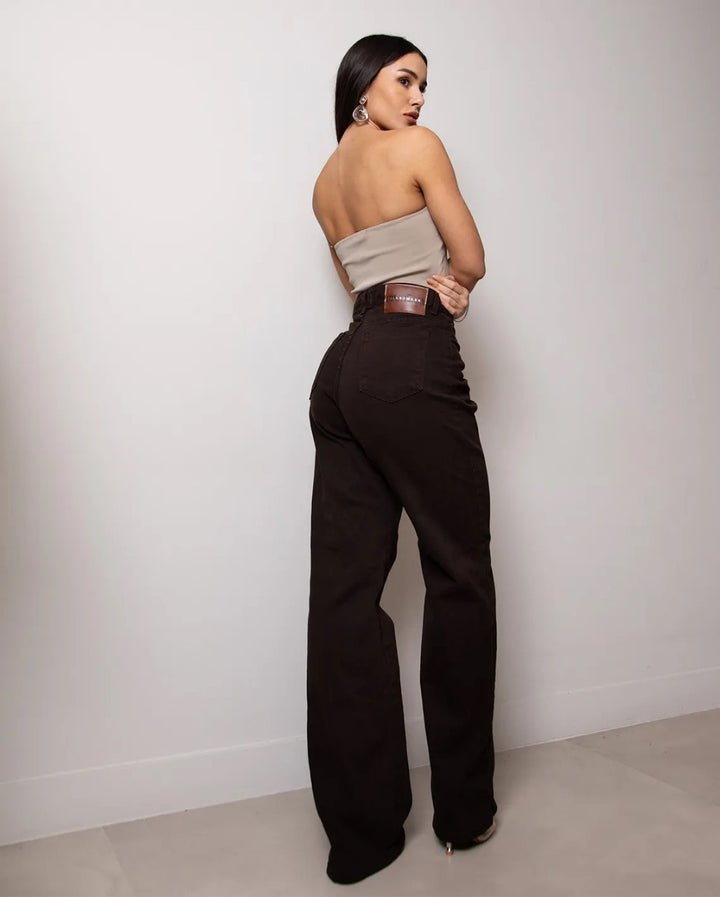 Calça Jeans Wide Leg Brown 28000/1   (4-B)