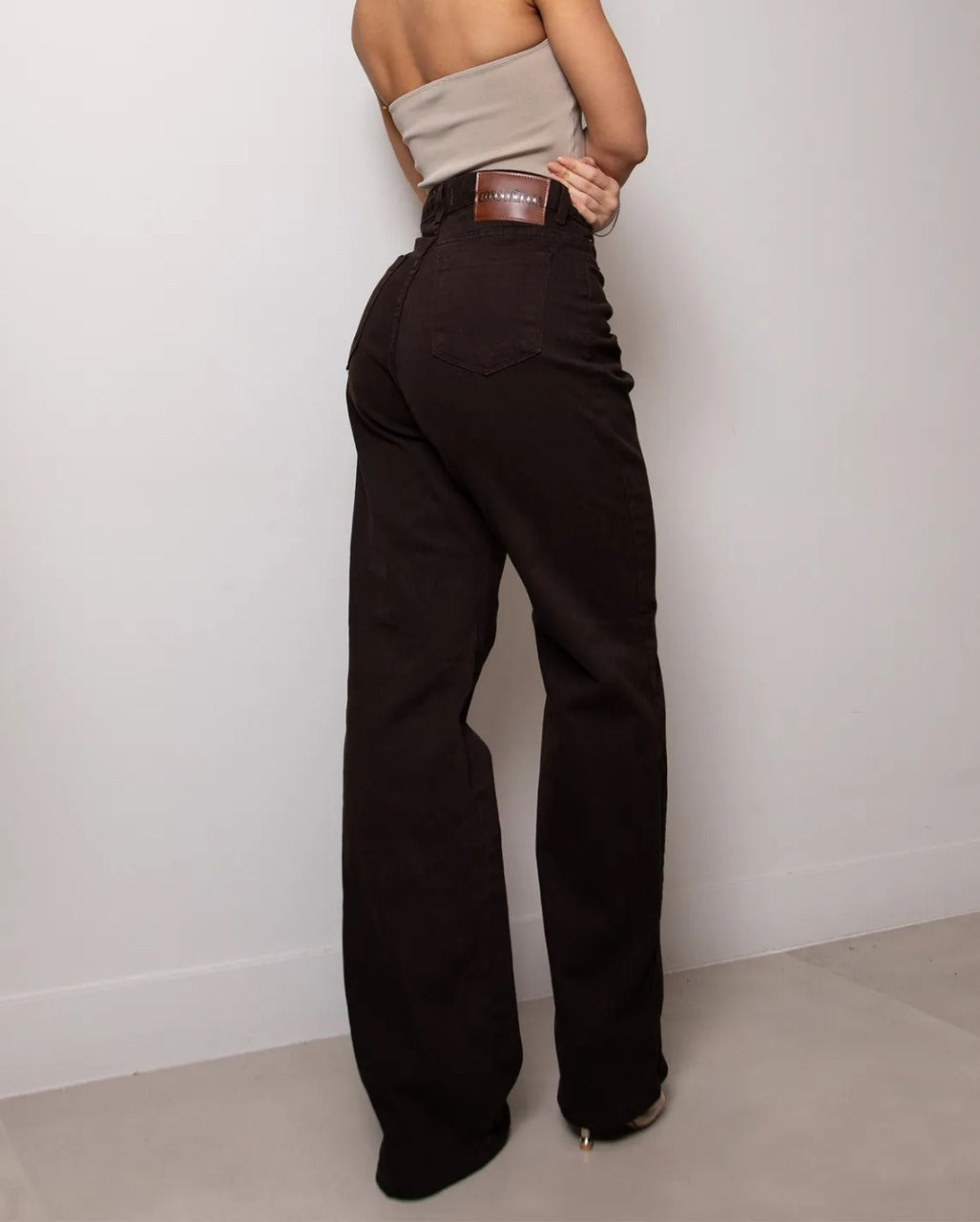 Calça Jeans Wide Leg Brown 28000/1   (4-B)