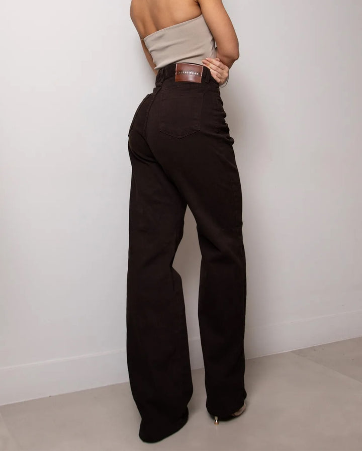 Calça Jeans Wide Leg Brown 28000/1   (4-B)