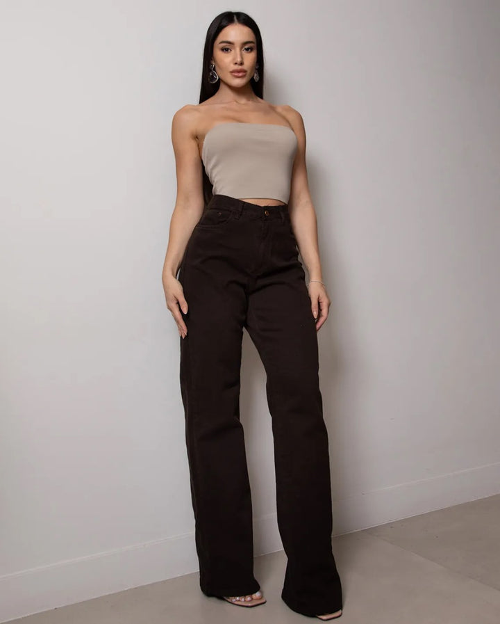 Calça Jeans Wide Leg Brown 28000/1   (4-B)