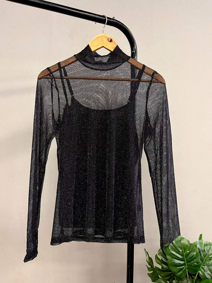 Blusa Tule C/Blusa Alcinha 1813109   (1-F)