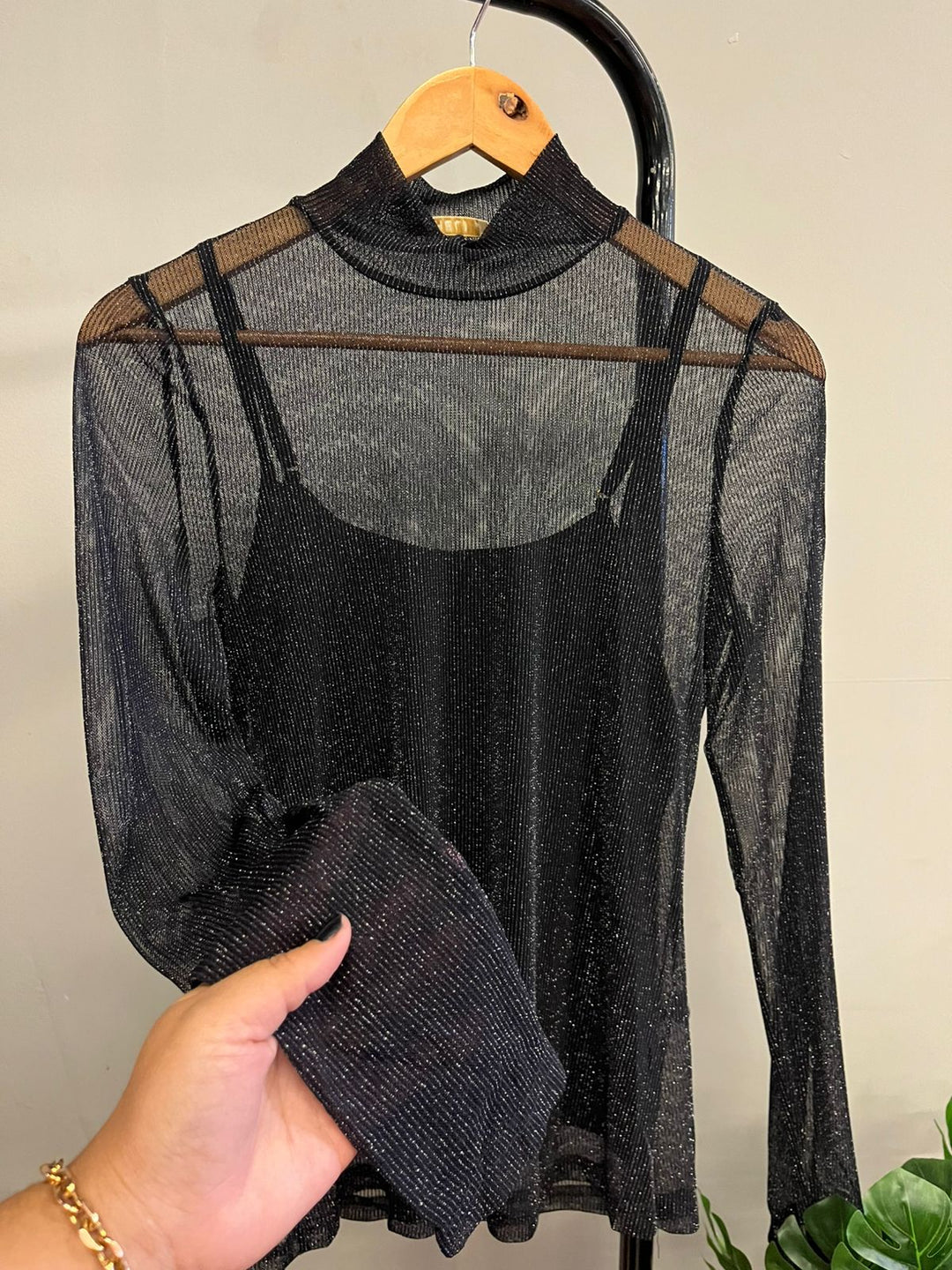 Blusa Tule C/Blusa Alcinha 1813109   (1-F)