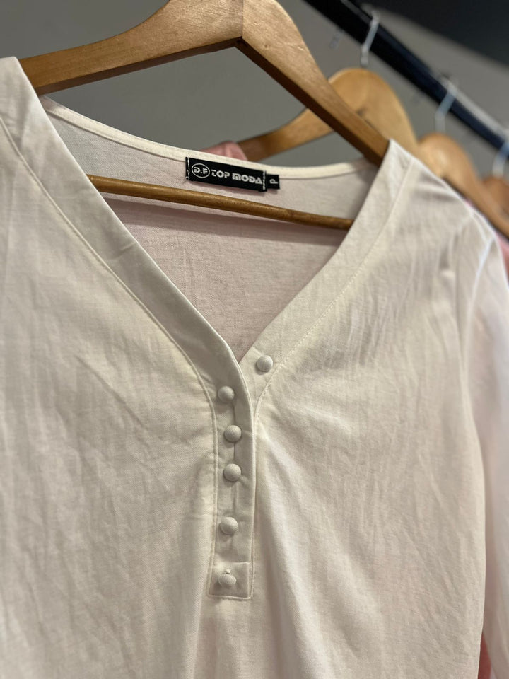Blusa Básica Botões 1552   (1-G)
