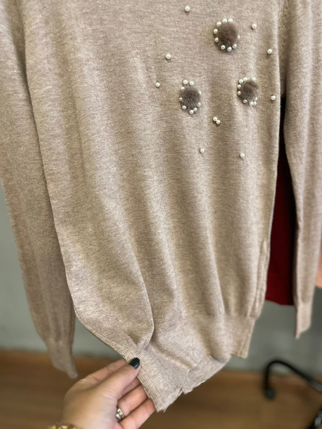 Blusa Detalhe Pompom 1859   (14-N)