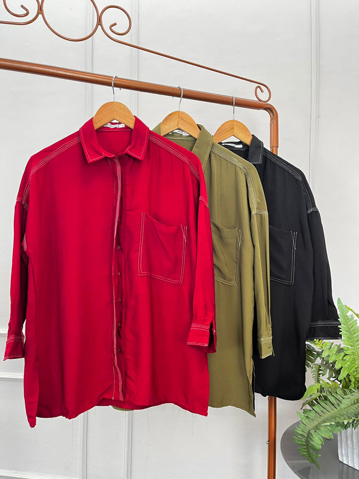 Camisa Social Bolso 24448   (1-G)