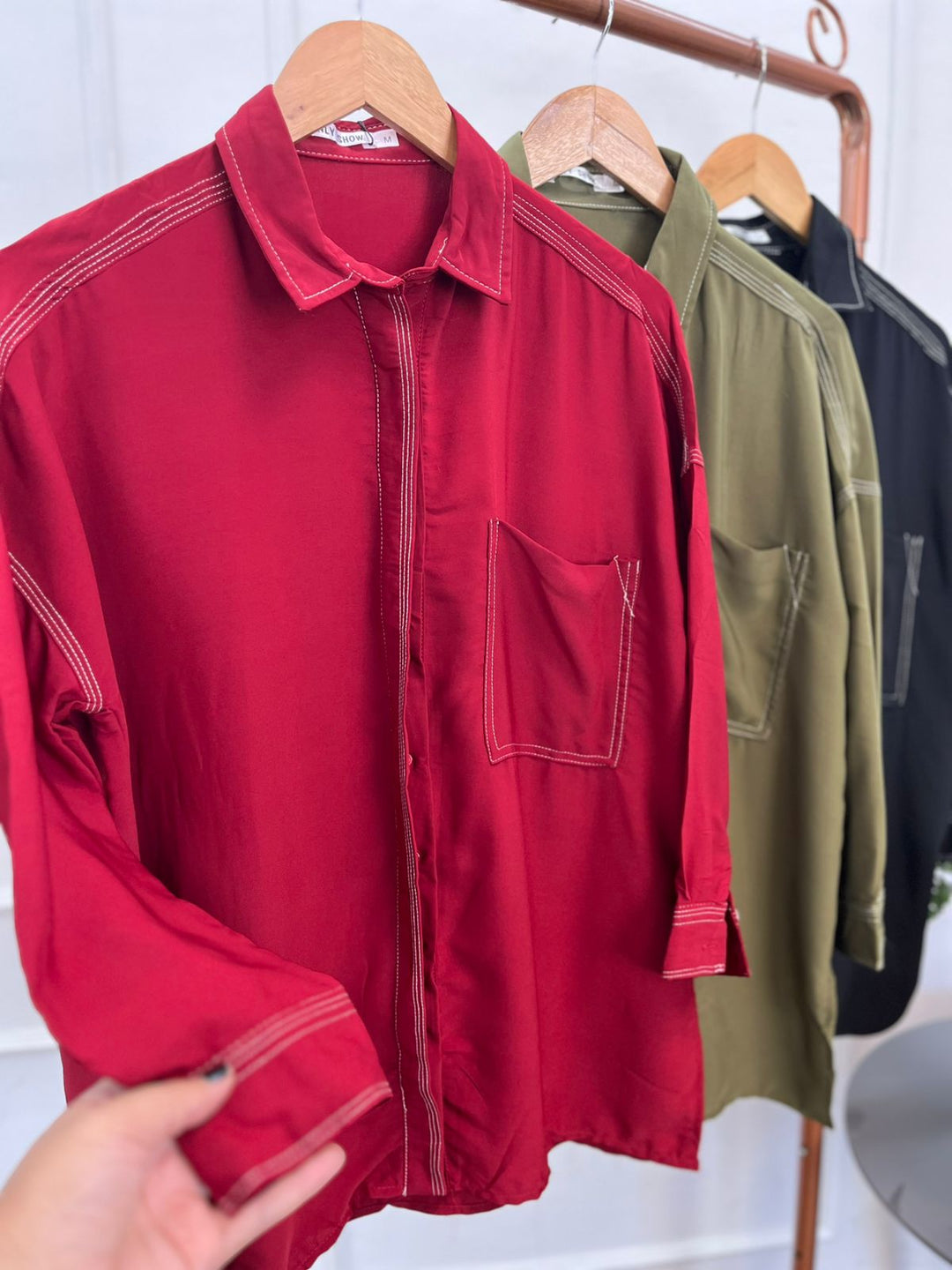 Camisa Social Bolso 24448   (1-G)