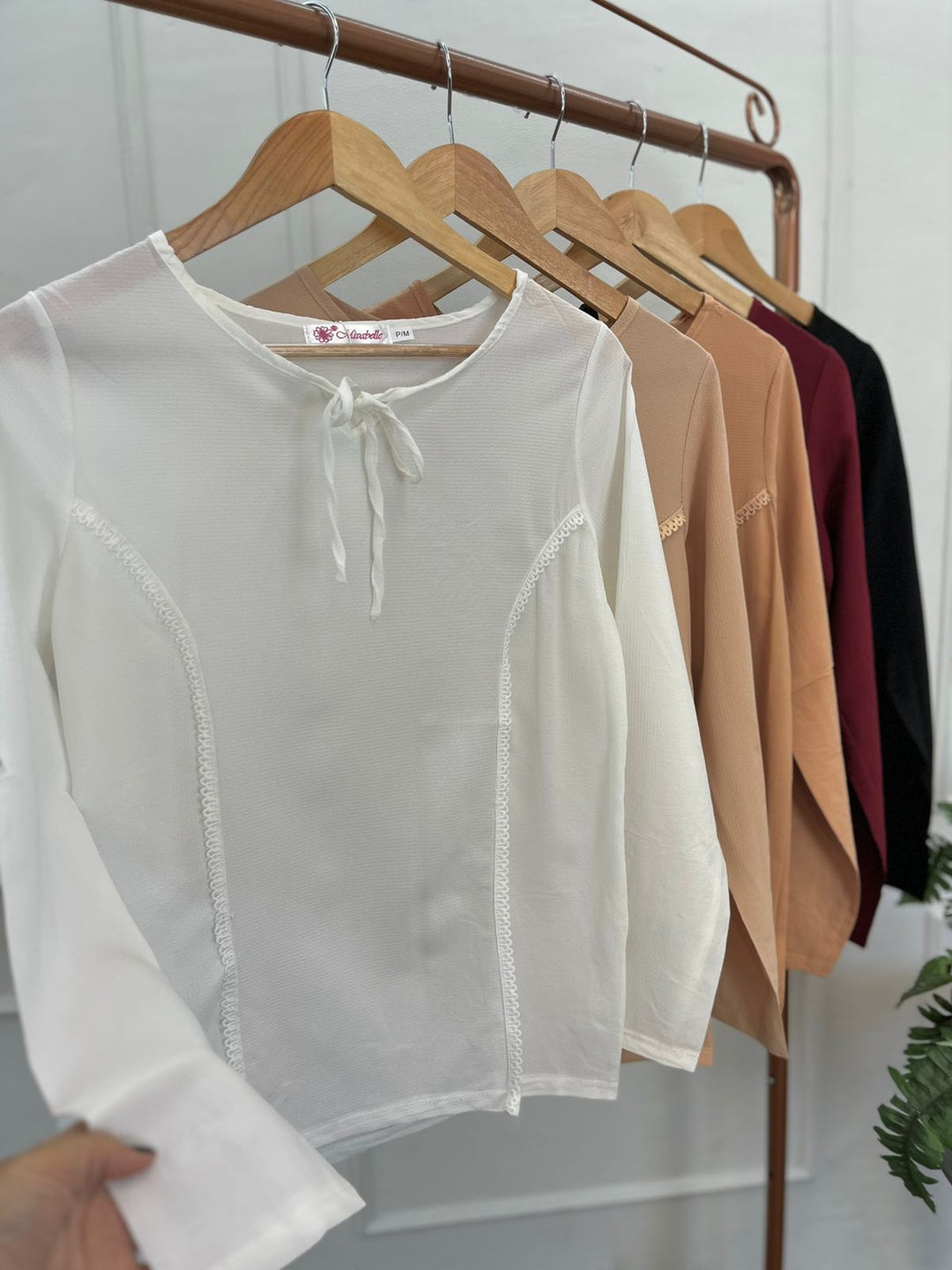 Blusa Manga Longa C/Renda 1788   (14-M)