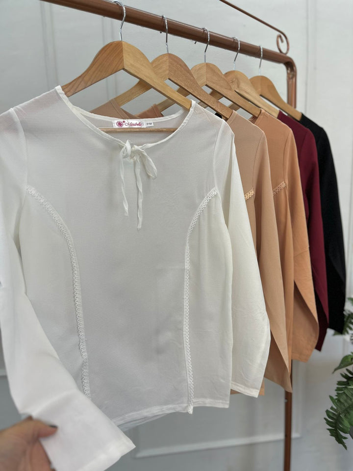 Blusa Manga Longa C/Renda 1788   (14-M)