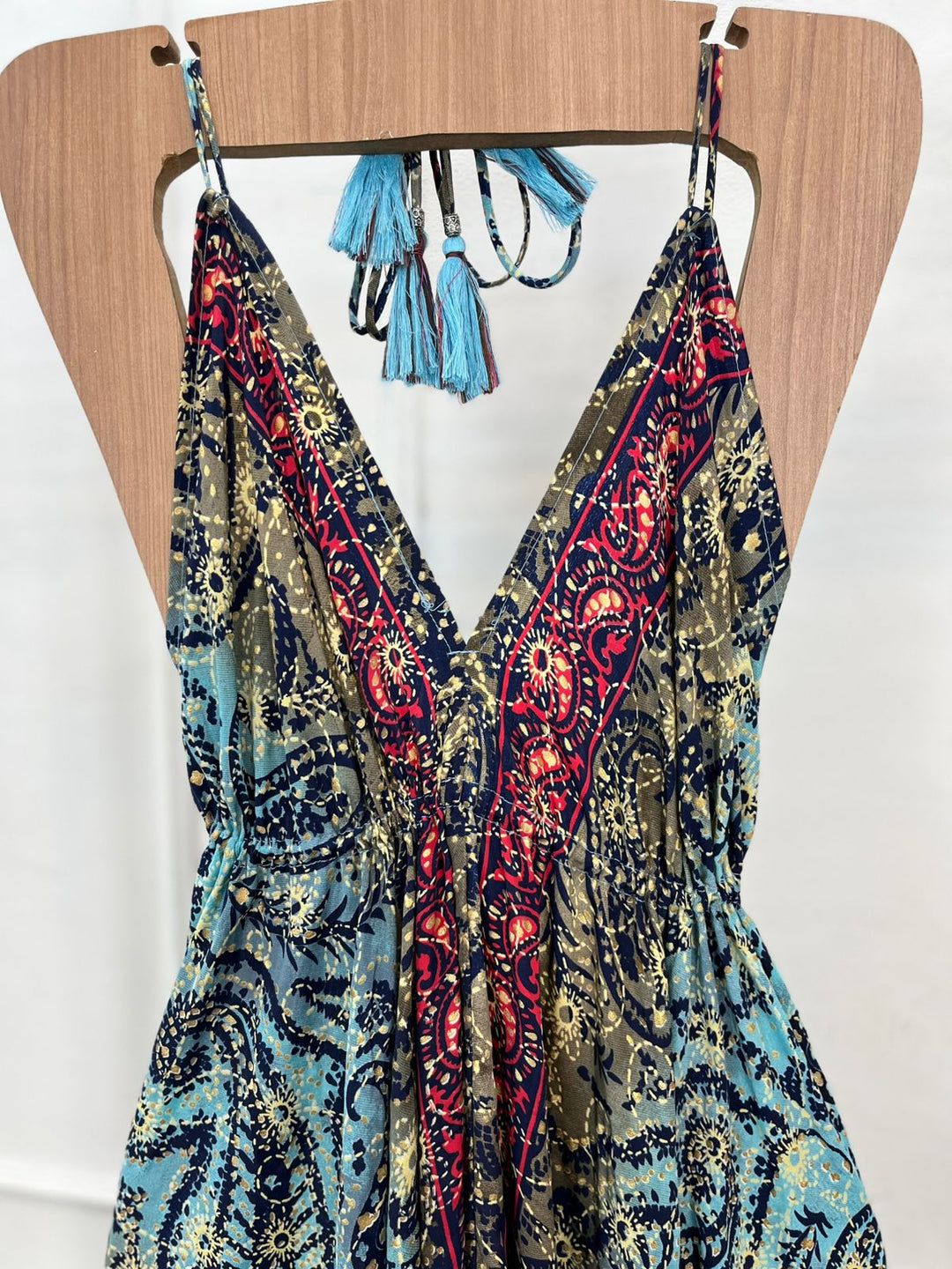 Vestido Longo Indiano Decote 3152