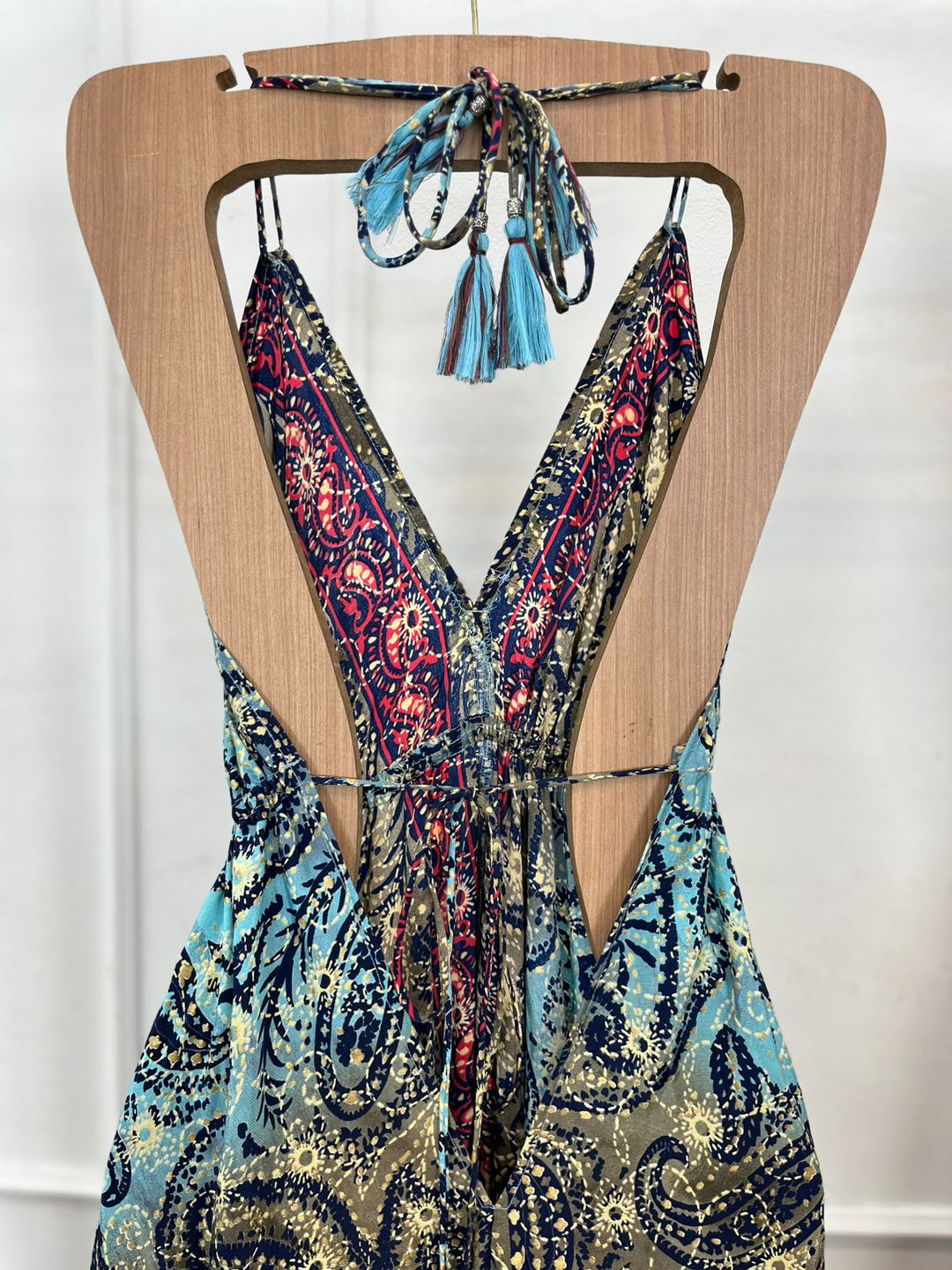 Vestido Longo Indiano Decote 3152