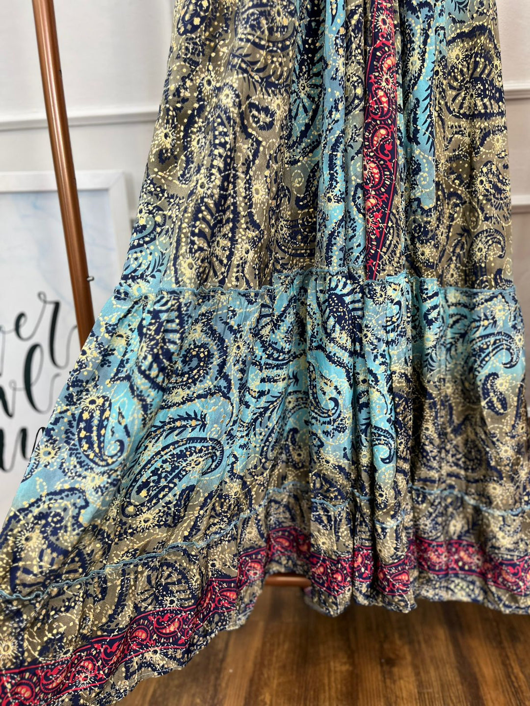 Vestido Longo Indiano Decote 3152