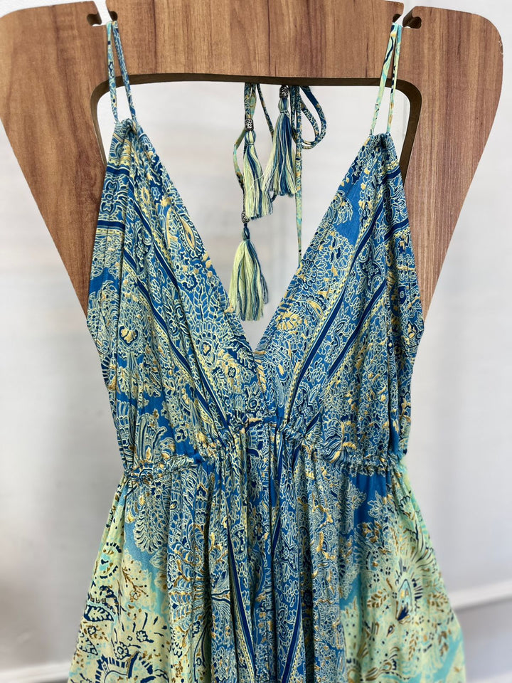 Vestido Longo Indiano Decote 3152
