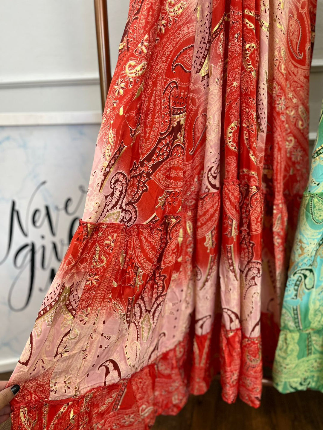 Vestido Longo Indiano Decote 3152