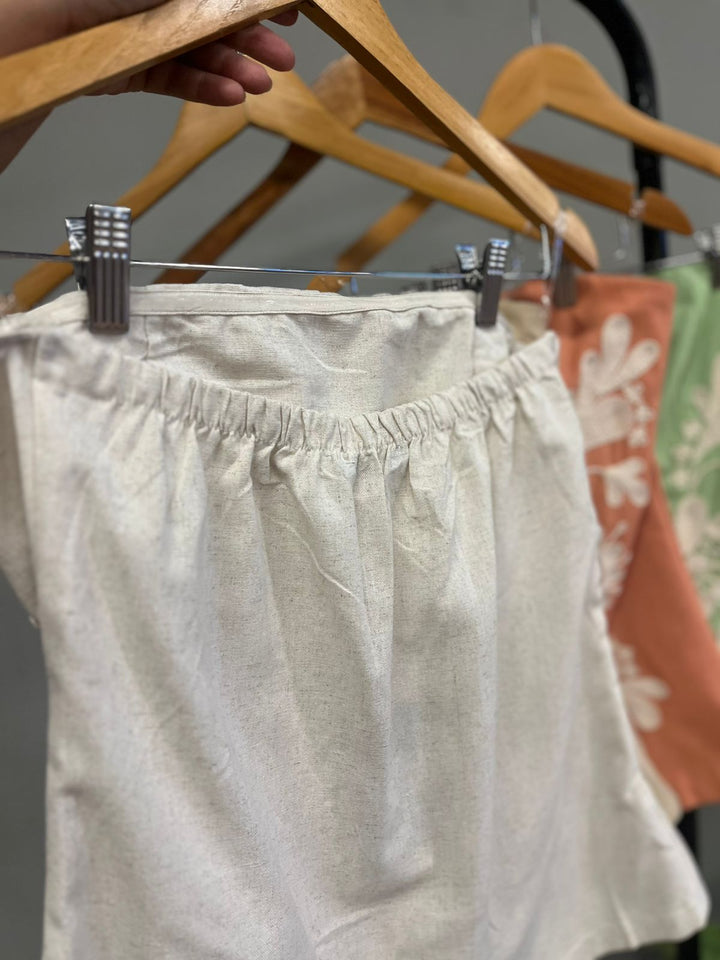 Conj. Blusa Tomara Que Caia Bordado e Calça Pantalona 65855 (5H)