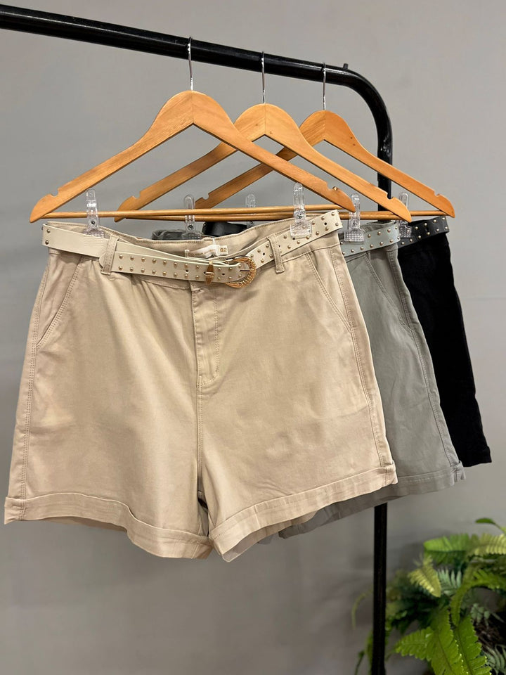 Short Plus Size Barra Dobrada X782. (6-H)