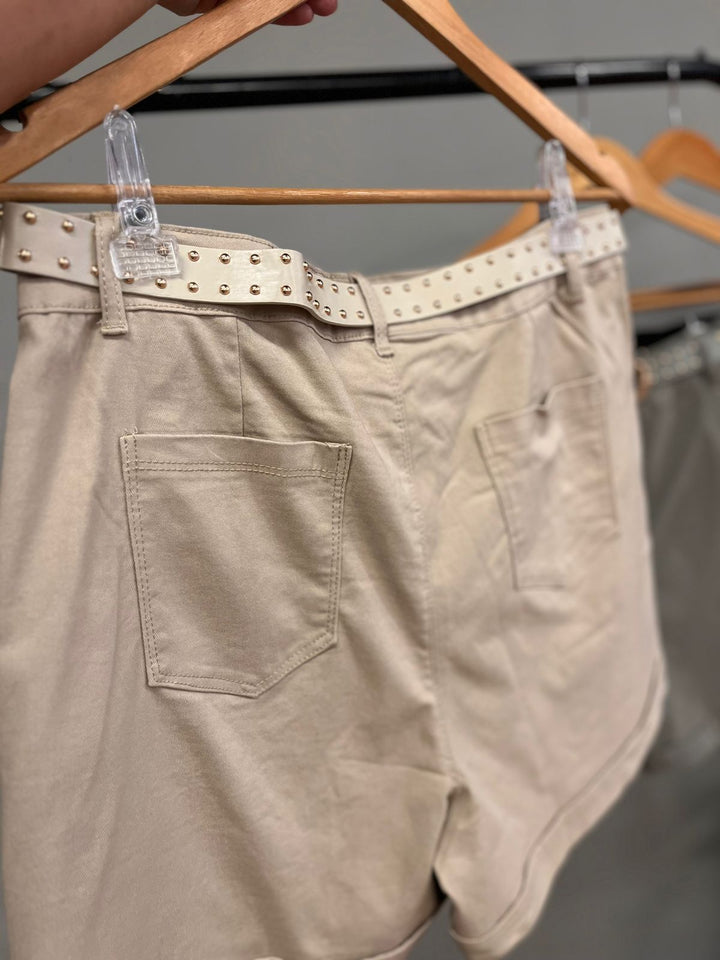 Short Plus Size Barra Dobrada X782. (6-H)