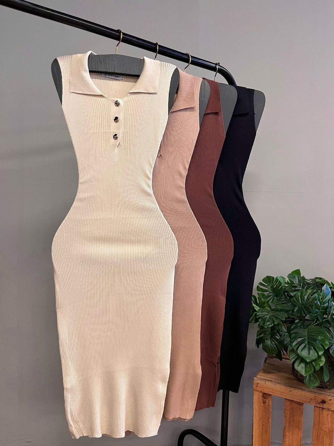 Vestido Modal Gola Polo X61     2(A)