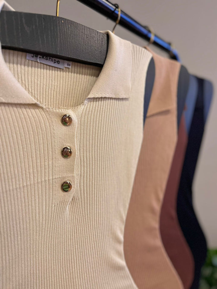 Vestido Modal Gola Polo X61     2(A)